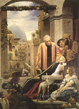 フレデリック・レイトン卿 Painting - ブルネレスキの死 1852 アカデミズム フレデリック・レイトン
